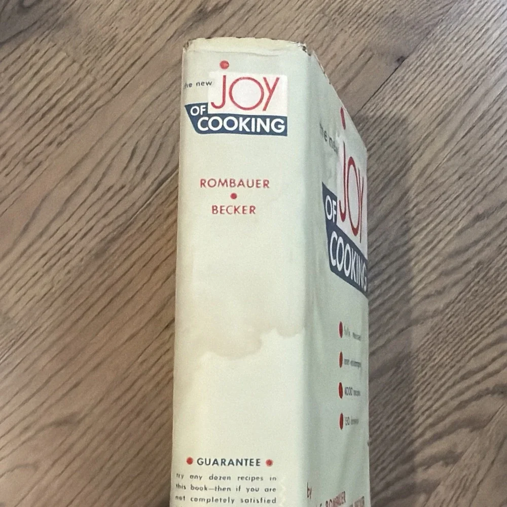 THE JOY OF COOKING Irma S. Rombauer HC/DJ ~ 1931 Edition 1953 Printing + Cover